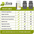 Jiva Botanicals - Mucuna Pruriens Capsules 1100 mg - Precursor to Dopamine Supplements - Velvet Beans containing L Dopa (L-Dopa) - Mucuna Pruriens Extract in Mucuna Pruriens Powder Form - 90 Capsules