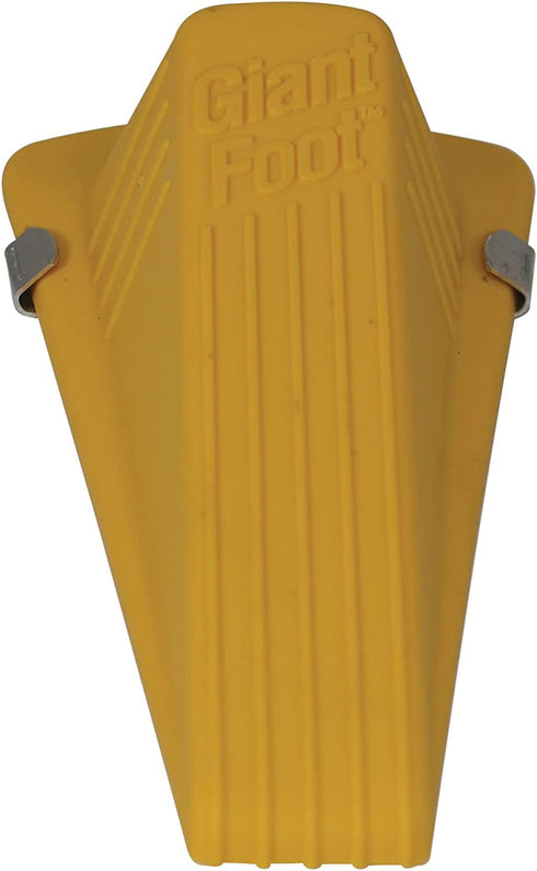 Giant Foot Doorstop, Magnetic, Yellow, 2" x 3.5" x 6.8" (00967)