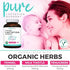 USDA Organic Lactation Supplement - Increase Milk Supply with Herbal Breastfeeding Support - Aid for Mothers - Organic: Fenugreek Seed, Fennel & Milk Thistle - 60 Vegan Capsules (No Pills or Cookies)