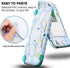DLseego Switch Lite Skin Pretty Pattern Full Wrap Skin Protective Film Sticker Compatible with Nintendo Switch Lite-- Blue Dog