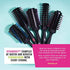 Wet Brush Smooth & Shine Round Brush - for Thick to Coarse Hair - A Perfect Blow Out with Less Pain, Effort and Breakage - Spiral Bristle Design Creates Smoother Styles