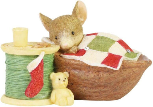 Enesco Tails with Heart The Night Before Christmas Figurine, 1.57 Inch, Multicolor