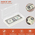 151 Pieces Currency Sleeves Bill Holder with Storage Case Plastic Paper Money Holders for Collectors Money Sleeves Protector