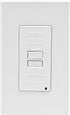 Leviton GFRBF-W Self-Test SmartlockPro Slim Blank Face GFCI Receptacle with LED Indicator, 20-Amp, White