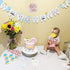 Baby Birthday Decorations Tooth Party Banner for Kids Boys or Girls 1st Birthday Party and Dental Graduation Party Decorations, 10 Different Smilling Tooth Angel Deisgn with Cute Mustache Cloud and Crown, Great for Baby Shower Decorations