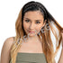 TOECWEGR 5 Strands Synthetic Hair Braided Headband Hairpiece Classic Chunky Wide Plaited Braids ElasticMulti-Color Headband Ladies Beauty Headwear (Hair band 2/h)