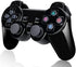 BLUE LAKE Performance 2 Pack Wireless Controller 2.4G Compatible with Sony Playstation 2 PS2 (Jet Black)