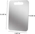 Acescen Stainless Steel Cutting Board for Kitchen Fruit Choping Non-slip Easy Grip Board Heavy Duty Cut double-Sided Boards with Handle for Vegetables Meat Cheese 18.1 x 11.8in