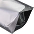 QQ Studio Pack of 100 Translucent Front Matte Black Poly Plastic Resealable Bags (0.8oz (3" x 5"), Stand-Up Pouch)