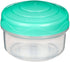 Sistema To Go Collection Mini Bites Small Food Storage Containers, 4.39 oz./130 mL, Pink/Green/Blue, 3 Count