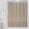 Gorilla Grip PEVA Waterproof, Strong Weighted Magnets, Set of Two 72x72, Rust Resistant Grommets, Heavy Duty Thick Shower Curtain Liner, Easy Hang, Fits Standard Bathroom Showers and Bath Tubs, Beige