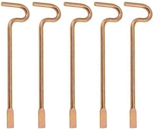 Bedroom/Bathroom Door Emergency Keys Compatible with Kwikset Interior Levers and Knobs (5)