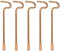 Bedroom/Bathroom Door Emergency Keys Compatible with Kwikset Interior Levers and Knobs (5)