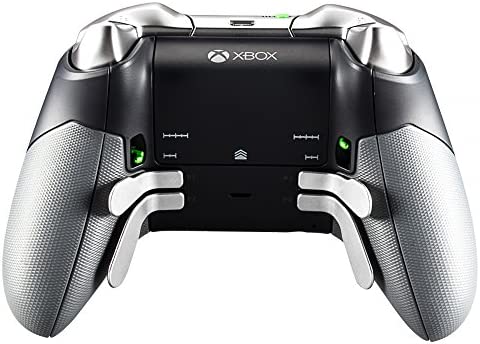 eXtremeRate 4 pcs Metal Stainless Steel Paddles Hair Trigger Locks Replacement Parts Video Games Accessories Kits for Xbox One Elite, Elite Series 2, Elite 2 Core Controller