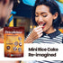 Drizzilicious Cookies & Cream 4oz Single Pack | Mini Snack Chocolatey Rice Cakes | Vegan Air Popped Chia, Quinoa, Flax Snack