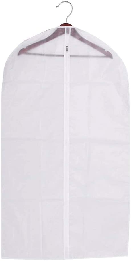 3 Garment Bag Travel Suit Dress Storage 53" Clear Cover Full Zipper Coat Carrier