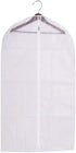 3 Garment Bag Travel Suit Dress Storage 53" Clear Cover Full Zipper Coat Carrier