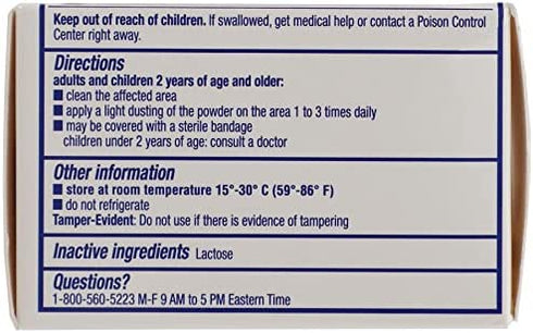 Polvos de Sulpha First Aid Antibiotic Powder 7.5 mg
