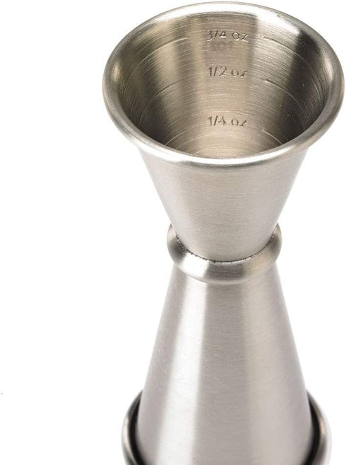 Barfly Japanese Style Jigger, 1 oz x 1-1/2 oz, Stainless