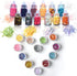 Hulluter 70PCS Slime Add Ins Slime Kit Floam Beads Fish Bowl Beads Mreaind Unicorn Slime Charms Glitter Jars Slime Supplies Kit