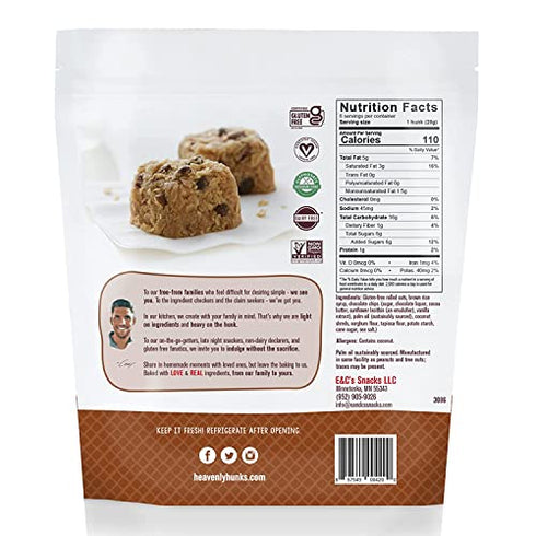 Heavenly Hunks Oatmeal Chocolate Chip, 6 oz bag - 1 Pack
