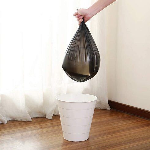 Nicesh 7 Gallon Kitchen Trash Can Liners, 130 Counts, Black