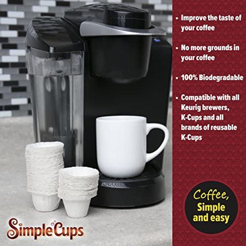 Disposable Filters Compatible with Keurig Brewers- 600 Single Serve Replacement Filters Compatible with Regular and Reusable K Cups- Use Your Own Coffee