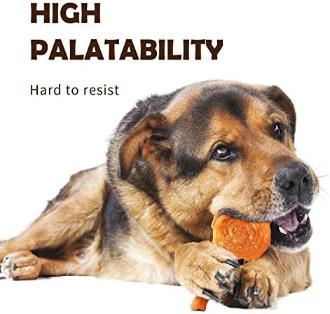 Afreschi Turkey Tendon Dog Treats for Signature Series, All Natural Human Grade Dog Chew, Ingredient Sourced from USA, Hypoallergenic, Rawhide Alternative, (Small) (Lollipop, Pack of 4 Units)