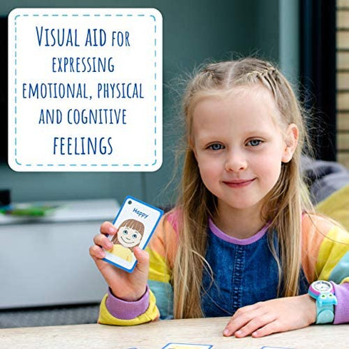 My Feelings Cards and Emotions Flash Cards for Special Needs, Autism as Cue Cards, Aiding with Empathy and Social Skills, Also a Great Tool for SENCO