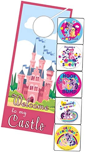My Little Pony Coloring Book with Take-N-Play Set - 96-page Coloring Book, My Little Pony Stickers, and Markers