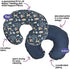 Boppy Nursing Pillow Cover—Premium | Blue Forest Friends | Soft, Quick-Dry Microfiber Fabric| Fits Bare Naked, Original and Luxe Breastfeeding Pillow | Awake Time Only
