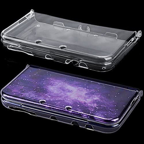 Compatible with for New 3DS XL / LL Case, Akwox Super Crystal Transparent Protective Cover Case for New 3DS XL ( not for 3DS XL)