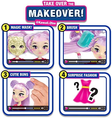 Failfix - Kawaii.Qtee Total Makeover Doll Pack | 8.5" Fashion Doll | Total Head-to-Toe Transformation
