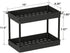 Under Sink Organizer and Storage, DUSASA 2-Tier Under Bathroom Sink Organizer Bath Collection Basket with 4 Hooks,Under Sink Shelf Organizer Rack,Multi-purpose Under Sink Storage for Bathroom