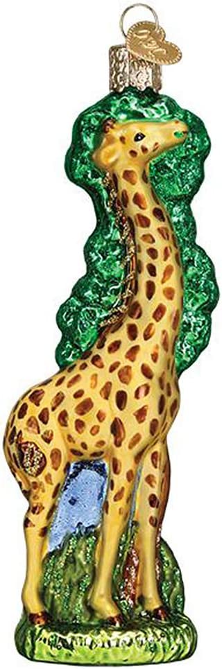 Old World Christmas Ornaments Giraffe Glass Blown Ornaments for Christmas Tree