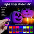 Individuall Glow in the Dark Paint - Set of 8, 20 mL Reflective Acrylic Paints for Outdoor and Indoor Use on Canvas, Walls and Ornament Painting - Blacklight Activated