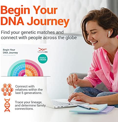 FamilyTreeDNA Family Finder, Ancestry & DNA Test Kit, Discover Your Origins & Unlock Your Geographic Roots, Connect with Your DNA Relatives, At-Home Test Kit for Expertly Processed Convenient Sampling
