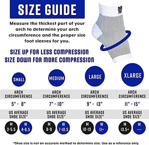 Bitly Plantar Fasciitis for Women & Men Socks Foot & Ankle Compression Sleeve, Black, XL