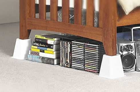 Whitmor Bed Risers White Set of 4