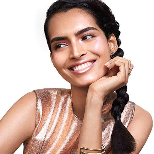 Lip Gloss by Almay, Non-Sticky Lip Makeup, Holographic Glitter Finish, Hypoallergenic, 200 Angelic, 0.9 Oz