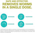 Elanco Chewable Quad Dewormer for Small Dogs, 2-25 lbs, 4 Chewable Tablets, White
