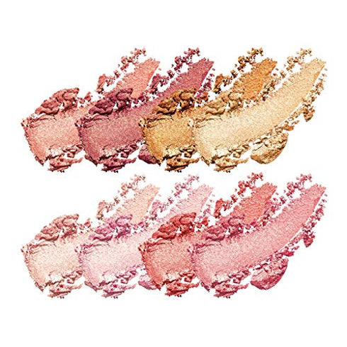 Milani Luminoso Glow Shimmering Face Palette (0.37 Ounce) Cruelty-Free Highlighter Palette - Shape, Contour & Highlight Face with 8 Shimmer Shades