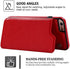 iPhone 6S Plus Wallet Case,iPhone 6 Plus Flip Case for Women/Men,iPhone 6s Plus Purse Case,Auker Vintage Leather Folio Flop Secure Fit Magnetic Closure Folding Case with Wallet/Card Holder