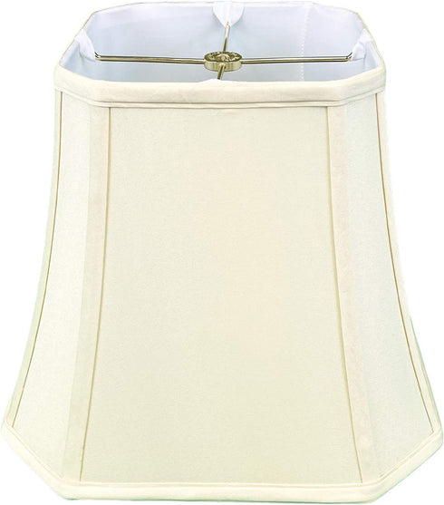 Royal Designs, Inc BSO-705-10EG Square Cut Corner Bell Lamp Shade, BSO-705, Eggshell