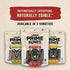 Purina Prime Bones Made in USA Facilities Natural Small Dog Treats, Filled Chew With Pasture-Fed Bison - 7 ct. Pouch