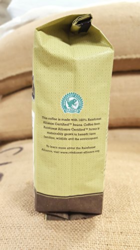 Verena Street 12 Ounce Flavored Ground Coffee, Mississippi Grogg, Medium Roast, Rainforest Alliance Certified Arabica Coffee