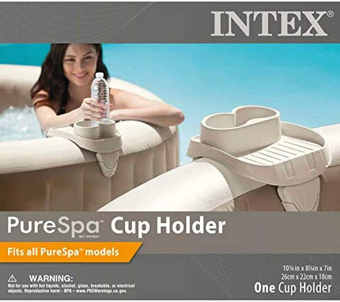 Intex PureSpa Cup Holder, 2 Standard Size Beverage Containers