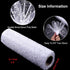 4 Rolls Christmas Poly Mesh Ribbon 10 Inch x 16 Yards, Snow Poly Mesh Ribbon Tree Decoration Mesh Ribbon Snowball Decorated Mesh Ribbon for Christmas Party Box Decoration (White)