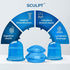 Lure Anti Cellulite Cupping Therapy Set - Massager Cupping Kit with 3 Silicone Massage Cups - Cellulite Cupping Sets Use with Cellulite Oil - Sculpt Shower Silicone Cupping Set
