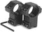Modkin 1 Inch Dovetail Scope Rings, High Profile Scope Mount for 11mm Dovetail Rails -2 Pieces (One has Stop pin)